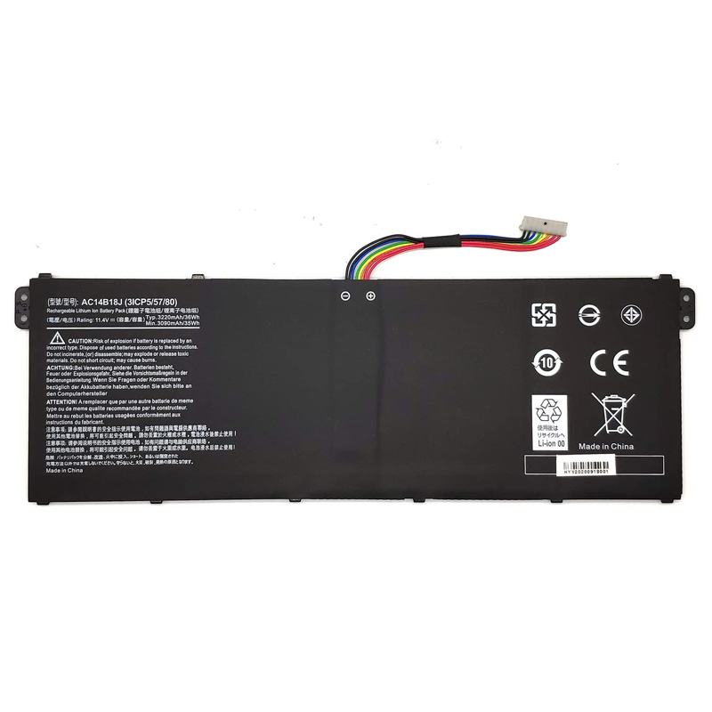 36Wh AC14B18J Akku Passt Acer Aspire 3 (A315-51-39US)