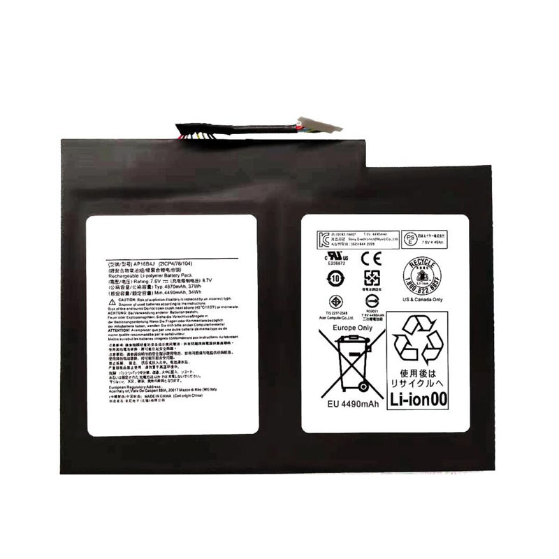 37Wh Akku Passt Acer KT.00204.003