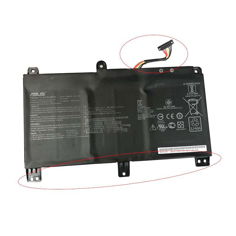 48Wh Akku Passt Asus TUF Gaming A17 FA706II-AU096T