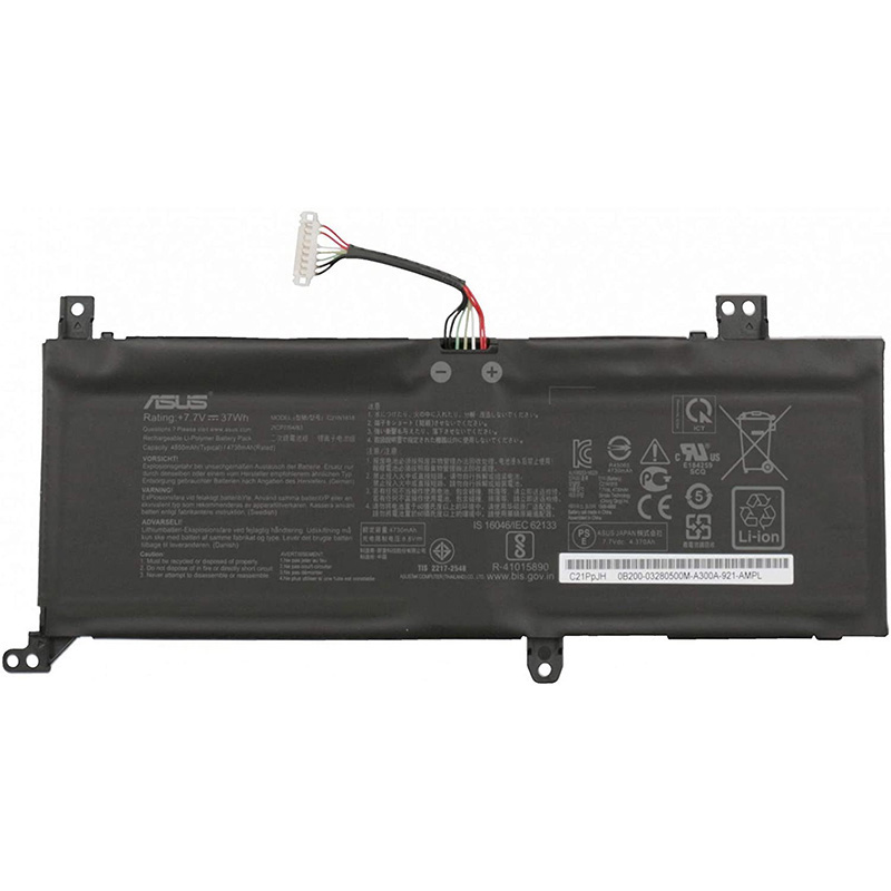 37Wh Akku Passt Asus VivoBook S412FA-EB419R