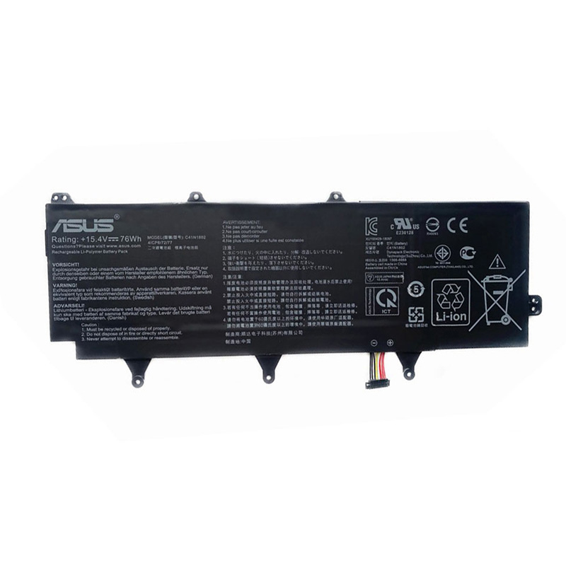 76Wh Akku Passt Asus ROG GX701GWR-EV013T