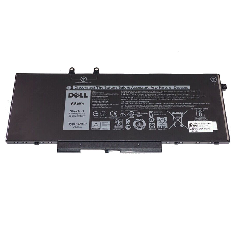 68Wh Akku Passt Dell Latitude 5500 P80F P80F001