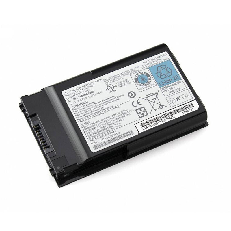 67Wh Akku Passt Fujitsu FPCBP280