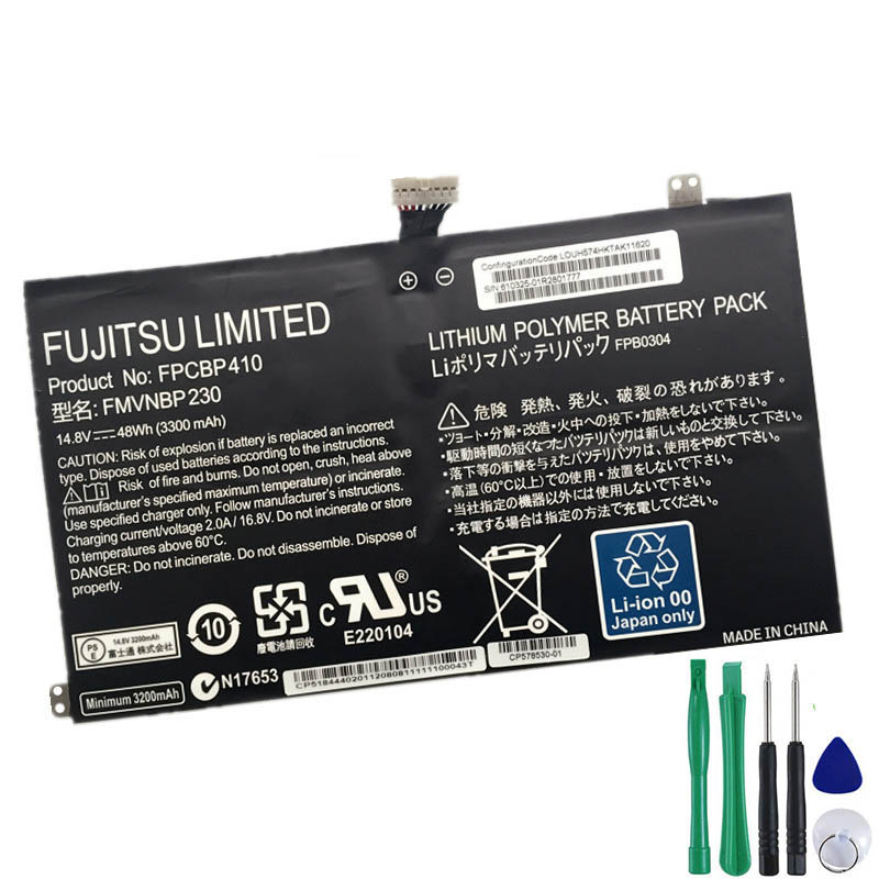 48Wh Akku Passt Fujitsu LifeBook U554 (M0002CZ)