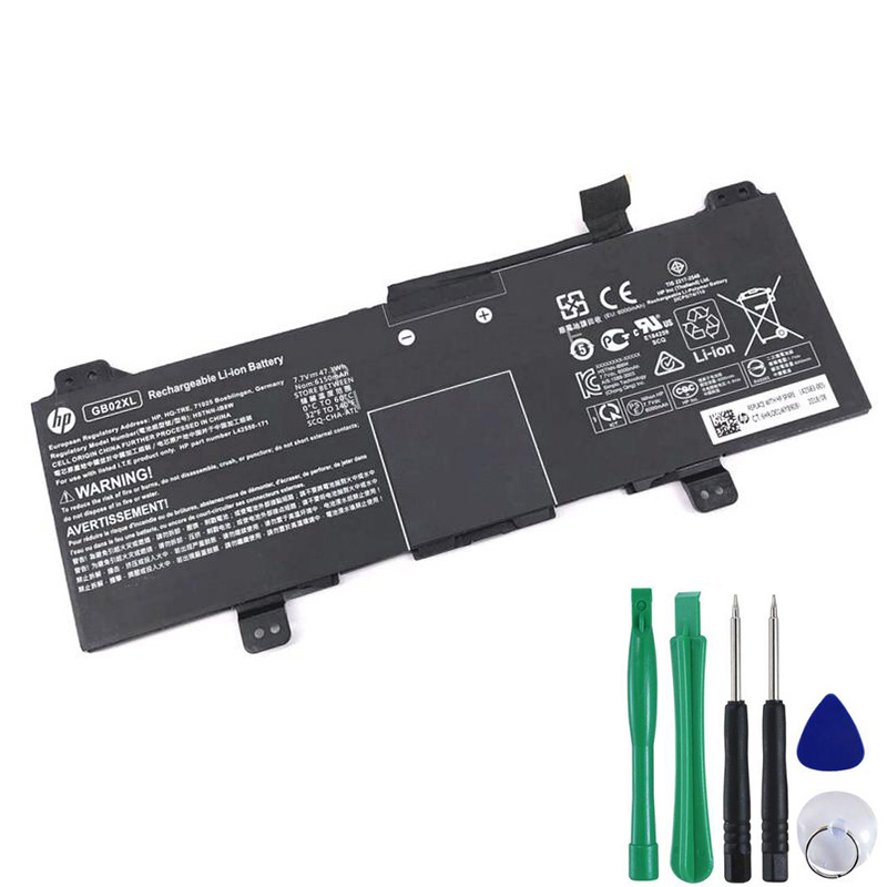 47.3Wh Akku Passt HP Chromebook x360 11 G2 EE