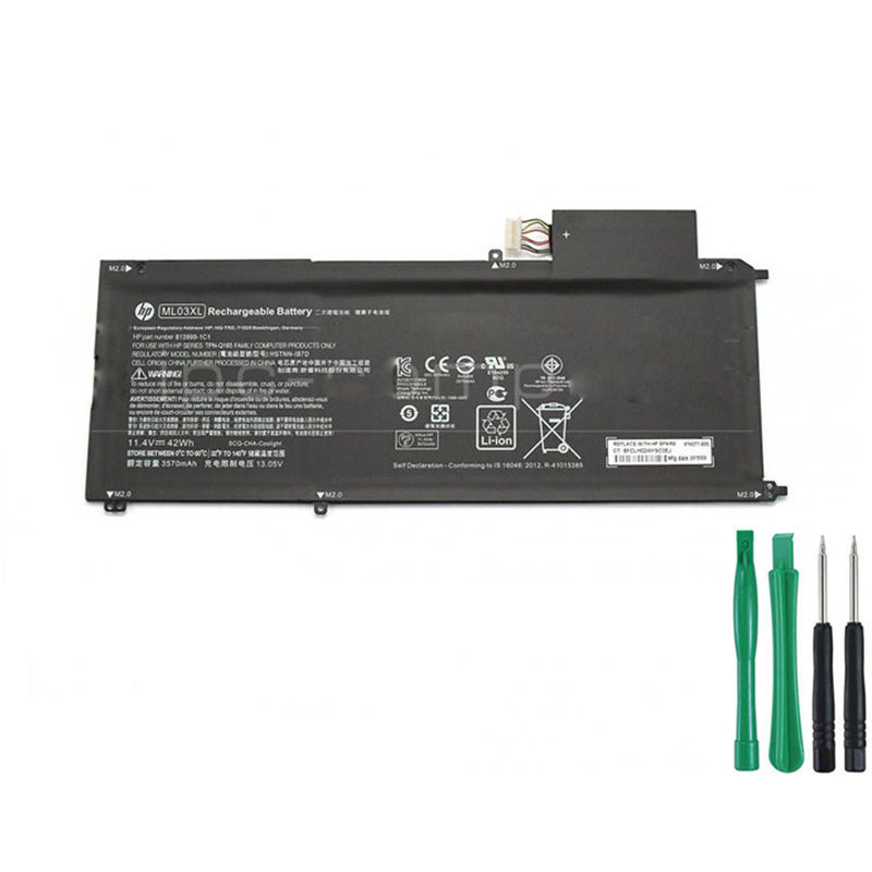 42Wh ML03XL Akku Passt HP